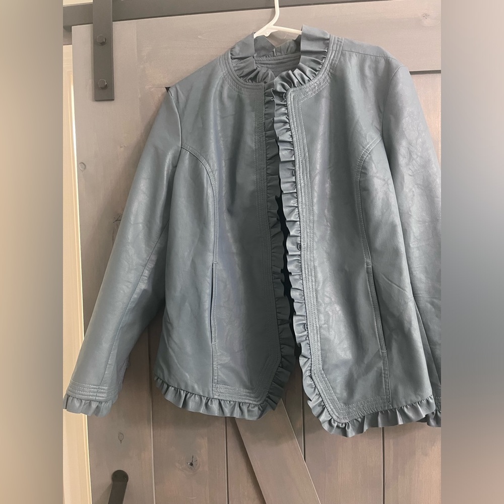 Faux leather jacket - Picture 1 of 2